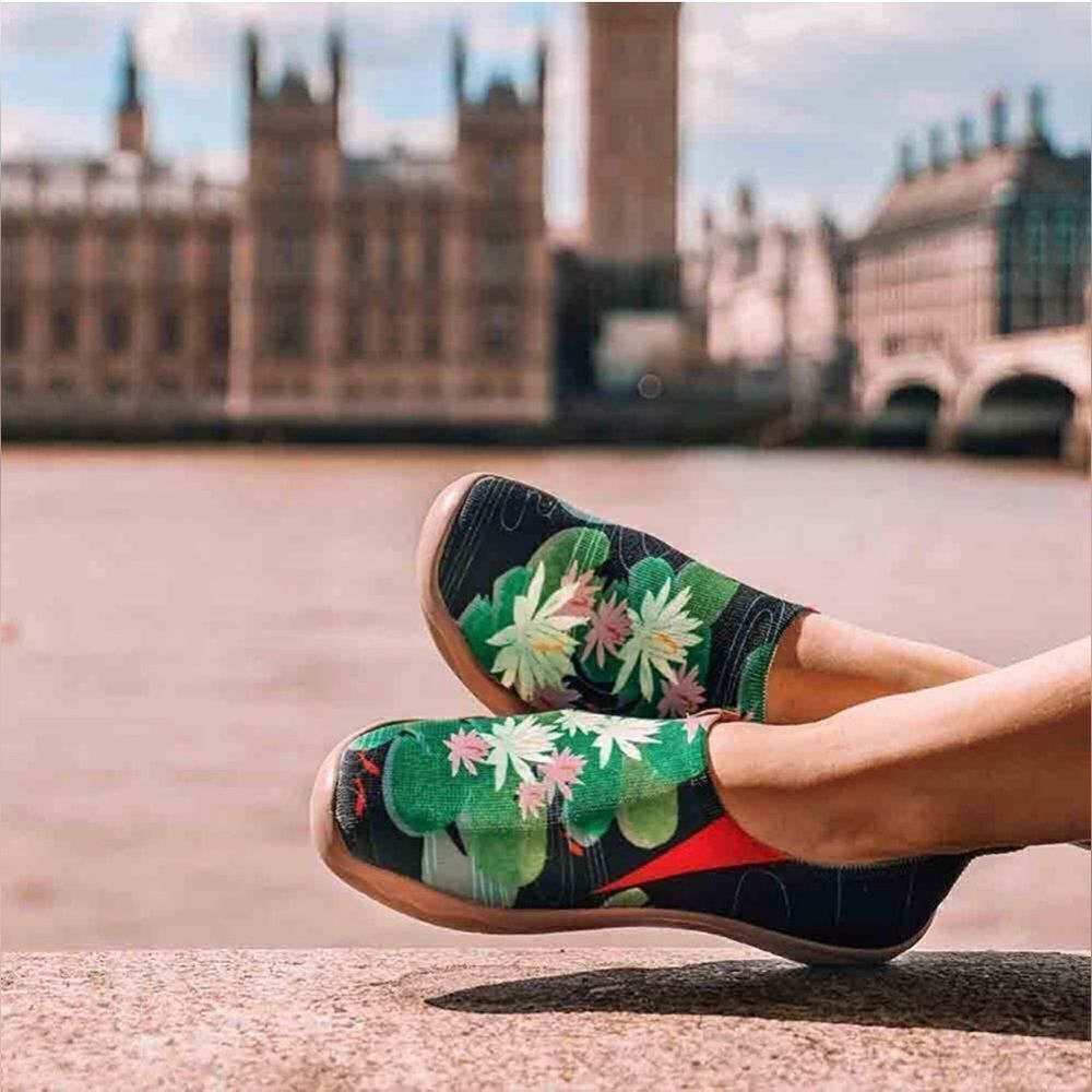 UIN Women's The National Gallery Shoes (Monet Water- Lily Pond Recreation V2) - Picture 3 of 8